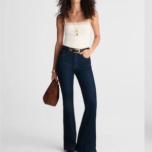 Madewell Women's Navy Flare Jeans